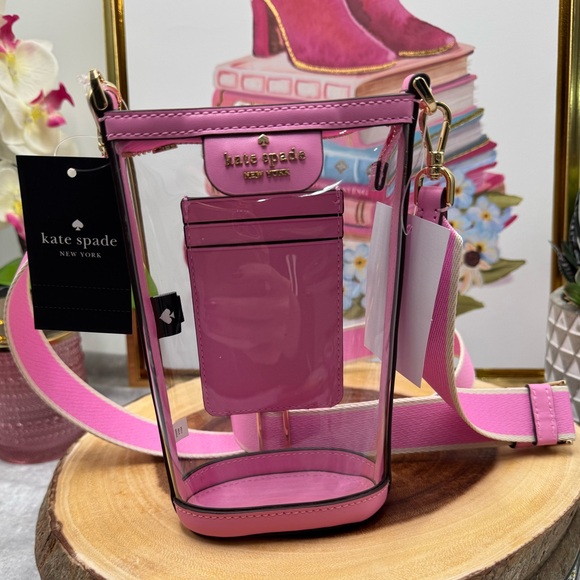Kate Spade See Through Clear Crossbody Bag - Picture 1 of 11